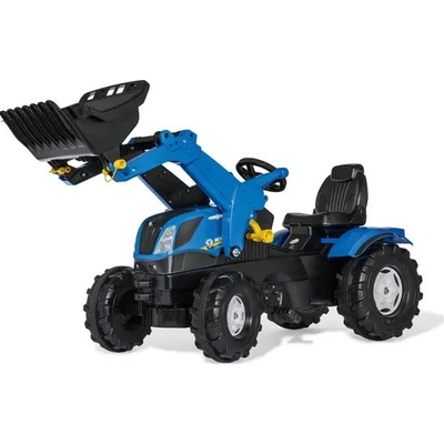 Rolly Toys Šľapací traktor New Holland T7 + predný nakladač