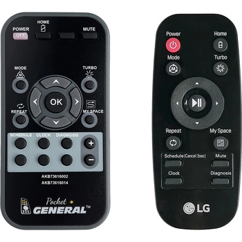 GENERAL Lg akb73616014 - дистанционно управление дубликат (akb73616014)