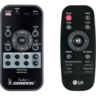 GENERAL Lg akb73616014 - дистанционно управление дубликат (akb73616014)