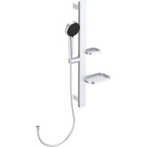 Ideal Standard Душ комплект с лост 60 см Ideal Standard Alu+ матово сребърен 2 функции, изработен от алуминий (BD586SI)
