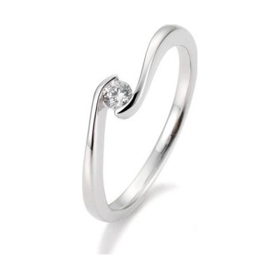 Sofia Diam prsten z bílého zlata s diamantem BE41 85940 W