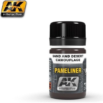 AK Weathering Air Paneliner For Sand and Desert Camouflage