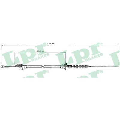 Lanko ovládania spojky LPR C0062C