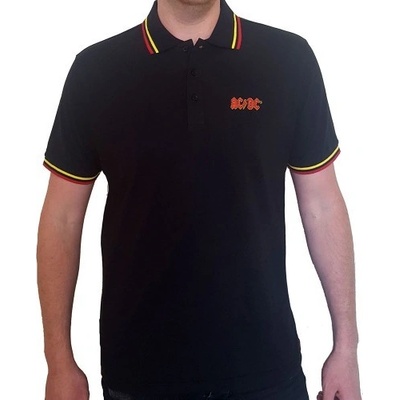 AC/DC: Classic Logo POLO tričko černé