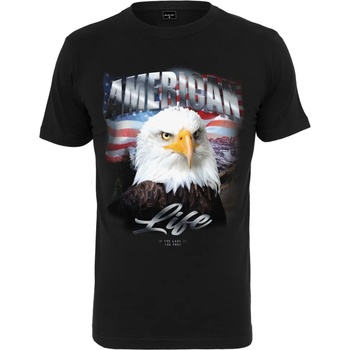 Mister Tee Мъжка тениска в черен цвят Mister Tee American Life EagleUB-MT1853-00007 - Черен, размер XS