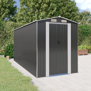 HABA Градинска барака антрацит 192x440x223 см поцинкована стомана (V3147452)