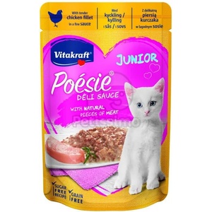 Vitakraft Poésie Déli Sauce Junior chicken 85 g