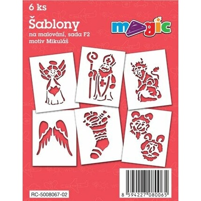 Primo Magic Papírové šablony sada F2 MIKULÁŠ
