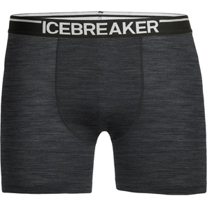 Icebreaker Мъжко мериносово термобельо Icebreaker Anatomica Boxers Merino base layer - Jet Heather - размер XL (015-1155-0614)