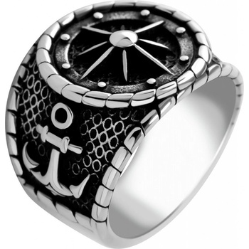 Bruno Pánský prsten KOTVA A KORMIDLO S4180