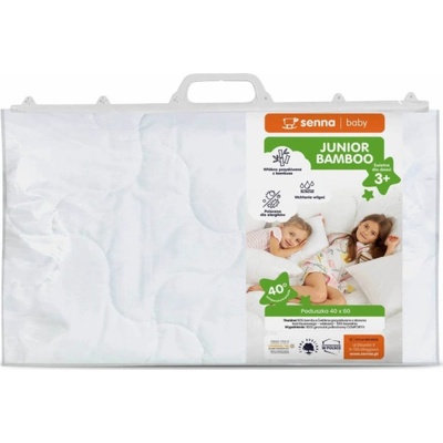 Inter Widex Antialergický polštář Junior Bamboo white s vlákny z bambusového dřeva 40x60