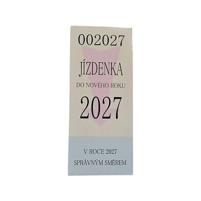 Jamira Chocoexport jízdenka do nového roku 2027 100 g