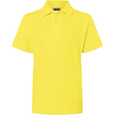 James & Nicholson JN 70 piqué polo žlté