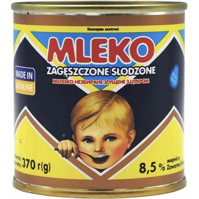 Perwomajsk MCP Zahuštěné mléko slazené 370 g plechovka