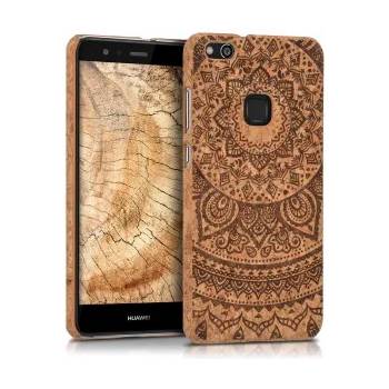 Image 1 of kwmobile Твърд корков калъф с дизайн индийско слънце за Huawei P10 Lite - прозрачен