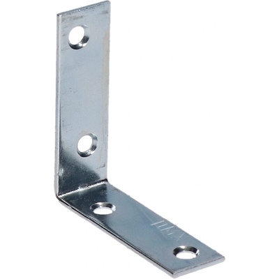 Uholník 50 x 50 x 17 x 2 mm, pozink, otvory ø 4,5 mm