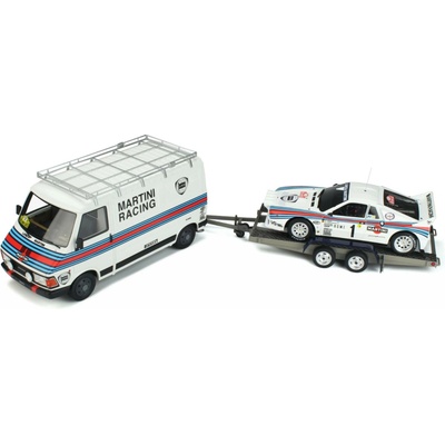 OttOmobile Fiat 242 & Lancia 037 Rally 1 Röhrl/Geistdörfer Rally Monte Carlo 1983 1:18