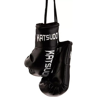 Prívesok na kľúče Katsudo miniatúra boxerskýh rukavíc Miniglo čierna