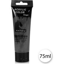 MATOU 048251-3 Akrylová barva 1x75ml černá