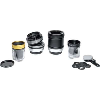 Lensbaby Twist 60 + Double Glass II Optic Swap Kit for Canon EF Mount