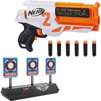 Nerf Zombie Strike Hammershot A4325 + elektronický terč + 30 šípů