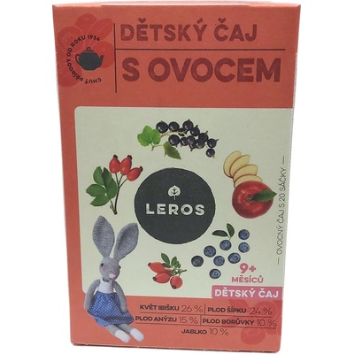 Leros s ovocím 20 x 2 g