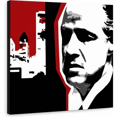 Ručne maľovaný POP Art obraz Marlon Brando - 80x60 cm