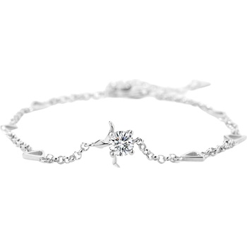 Silenti Jewelry Сребърна гривна "Стрелец