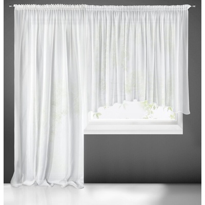 Takoy Sada 2 ks záclon z hladkého voálu na okno a balkonové dveře-HF-362794 | 220 x 240 cm