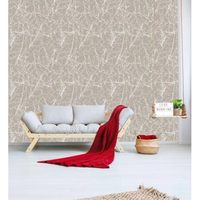 DIMEX ART Луксозна флизелинова тапета бежов храст