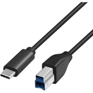 LogiLink Кабел Logilink USB 3.2 Gen1 Type-C, C/M-USB-B/M, черен, 2 м