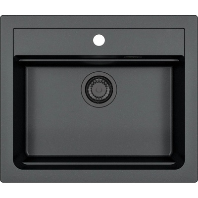 Alveus 1148162 - Кухненска мивка ATROX 59x50 см гранит/черен (AV0007)