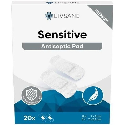 LIVSANE Náplasti na citlivou pokožku 20 ks