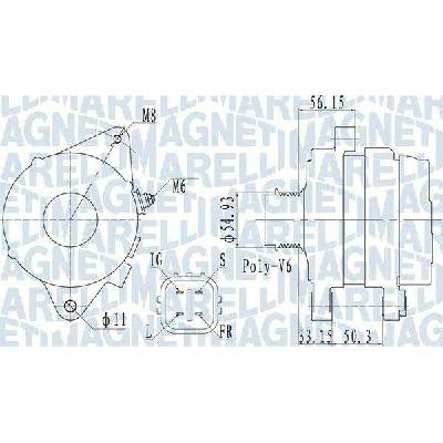 Generátor MAGNETI MARELLI 063732027010