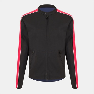 Diesel Яке Diesel Men's Devlin Denim Tailored Fit Denim Jacket - Black+Red