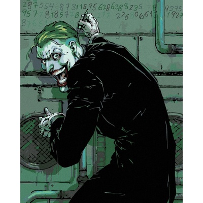 Zuty Joker píše na zeď batman 40 x 50 cm bez rámu a bez vypnutí plátna 8596530136002