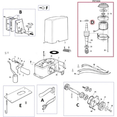 PRTH04 kit motora pre Thor1500