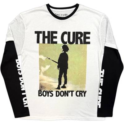 The Cure Boys Don't Cry Box Sleeve Print Black & White XL Риза (CURELLST23MWB04)