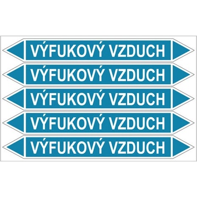 Značení potrubí, výfukový vzduch PZG 008492