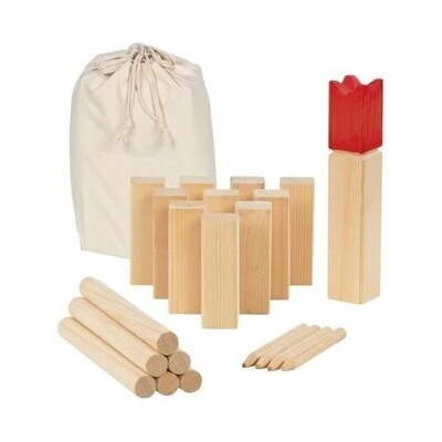 KUBB Spiel inkl. Baumwollbeutel,