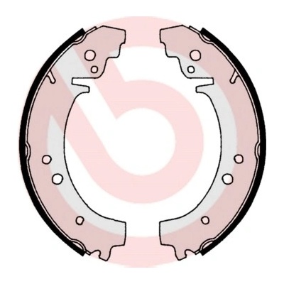BREMBO Sada brzdových čeľustí S41501