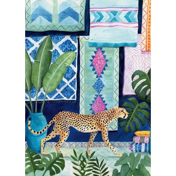 Image 1 of Pieces & Peace - Puzzle Cheetah in Morocco - 1 000 piese