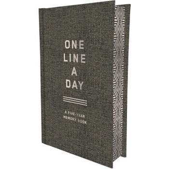 Abrams & Chronicle Books Charcoal Canvas One Line a Day | CHRONICLE