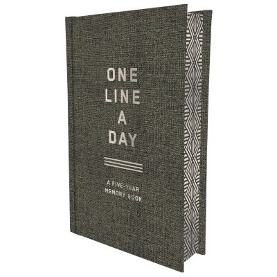 Abrams & Chronicle Books Charcoal Canvas One Line a Day | CHRONICLE