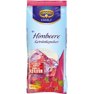 Krüger ledový čaj s příchutí maliny v prášku na 12 litrů nápoje 1 kg