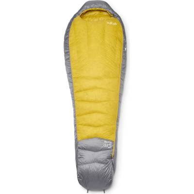 Rab Дамски пухен спален чувал Rab Women's Neutrino -12C / 10F Down sleeping bag - Zinc / Dark Pollen - размер Regular (513-1941-0111)