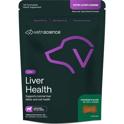 VetriScience Liver Canine podpora jater psi 318 g