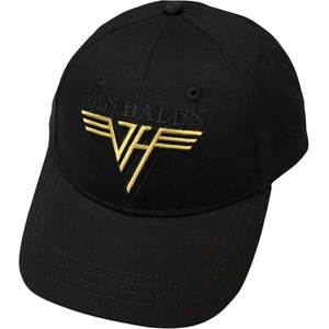 Van Halen Text & Yellow Logo Шапка с козирка Black (VHCAP02B)