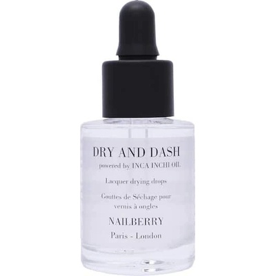 Nailberry Nehty Lak-na-nehtySuché a pomlčkové kapky na zasychání laku 11 ml (44 455,00 Kč / 1 l)