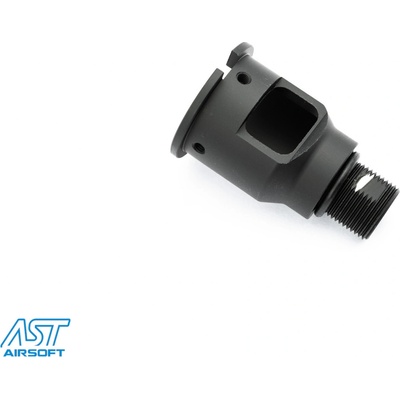 Maple Leaf ML CNC adaptér vnější hlavně 14- mm CCW pro VFC M4 AR-15 GBB Černá